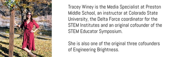 Photo and biography of Tracey Winey.
